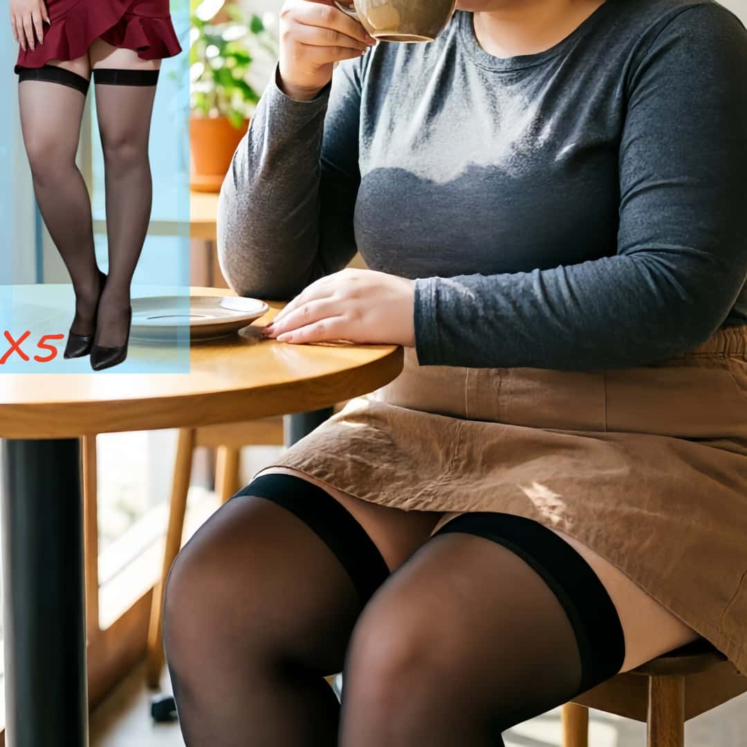 5pairs Plus Size Lace Top Thig - огляд і ціна Thigh High Sock Stay Up