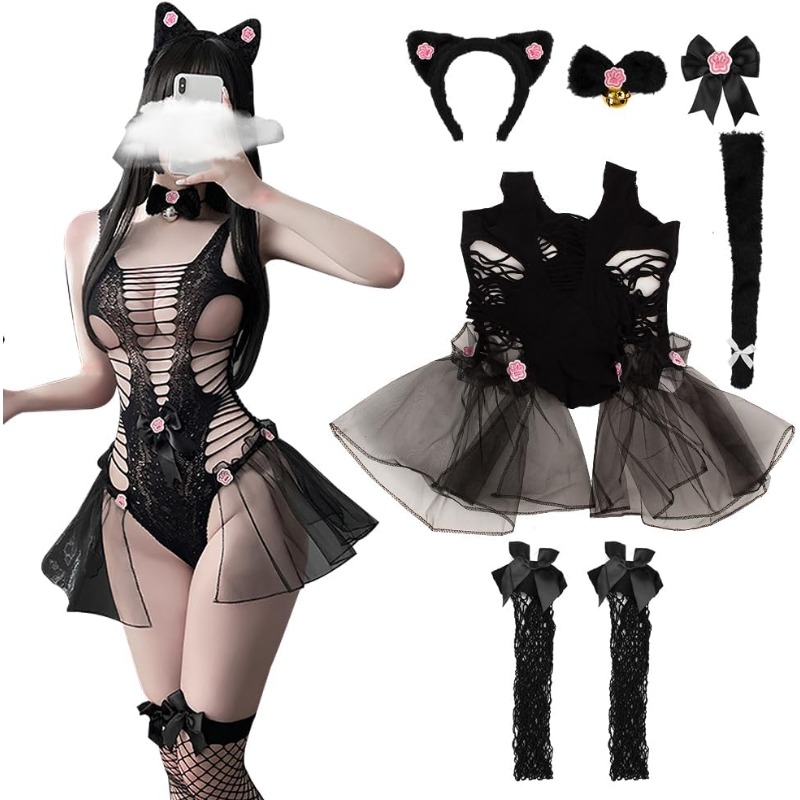 Women Sexy Lingerie Cosplay Ca - огляд і ціна Fishnet Stocking Women