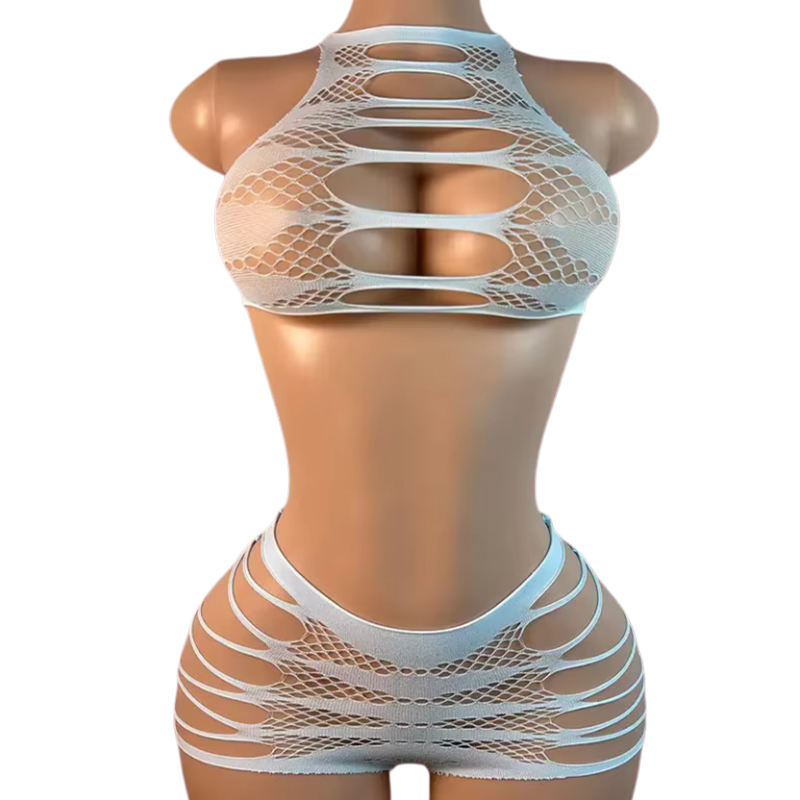 Sexy Lingerie +Panties Hollow  - огляд і ціна Fishnet Stocking Women
