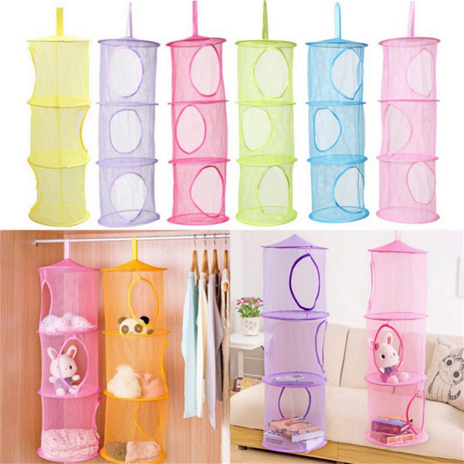 Hanging Mesh Stuffed Animal St - огляд і ціна Sock Organizer Tray