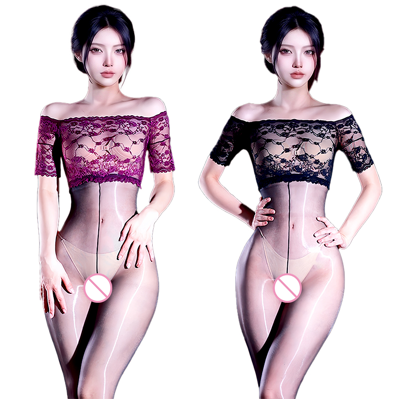 Sexy Oil Shiny Mesh Lace Bodys - огляд і ціна Tights Pantyhose Sheer