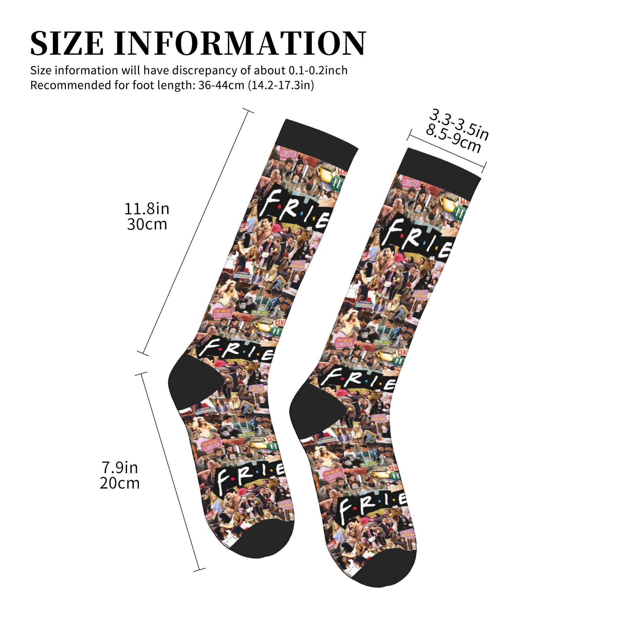 TV Show Friends Symbol Dress S - огляд і ціна No Show Sock Women
