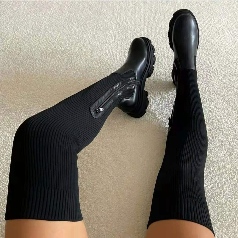 2025 Winter Shoes Women Socks  - огляд і ціна Knee High Sock Women