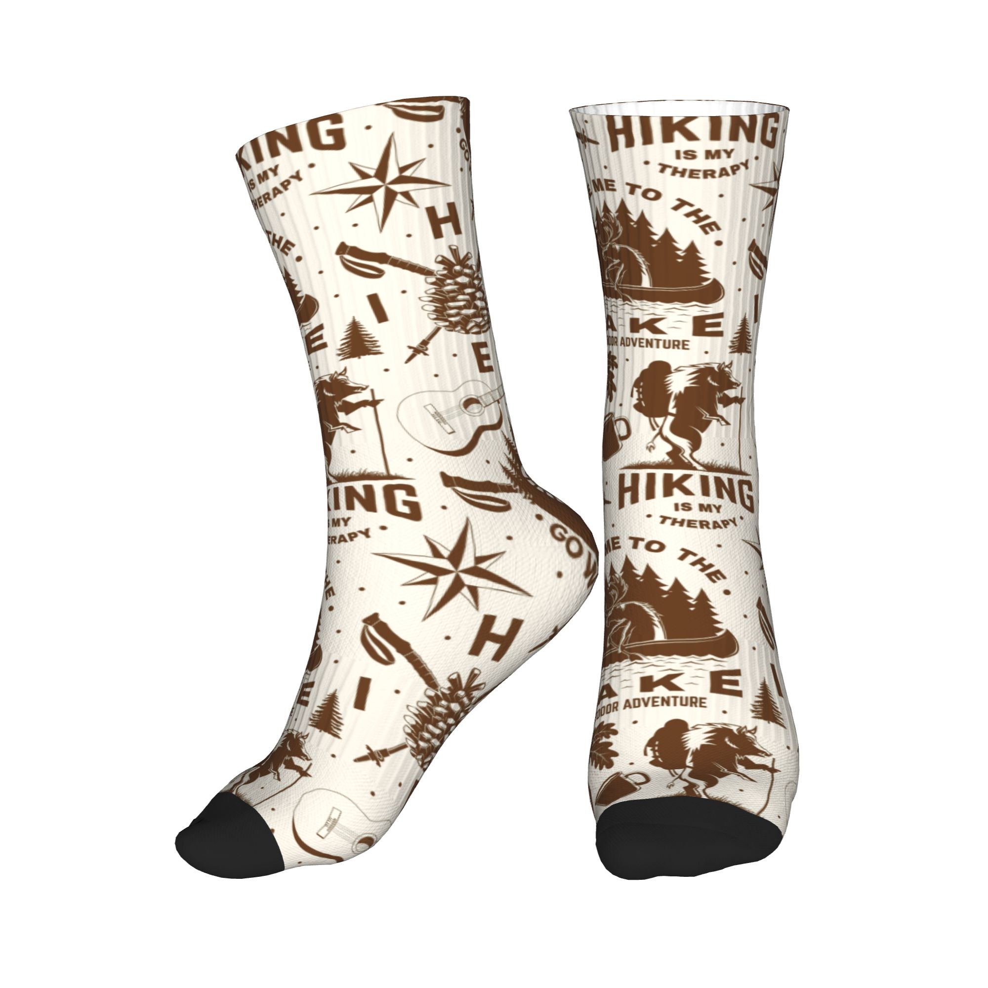 Novelty Mens Vintage Lake Hike - огляд і ціна Dress Sock Men