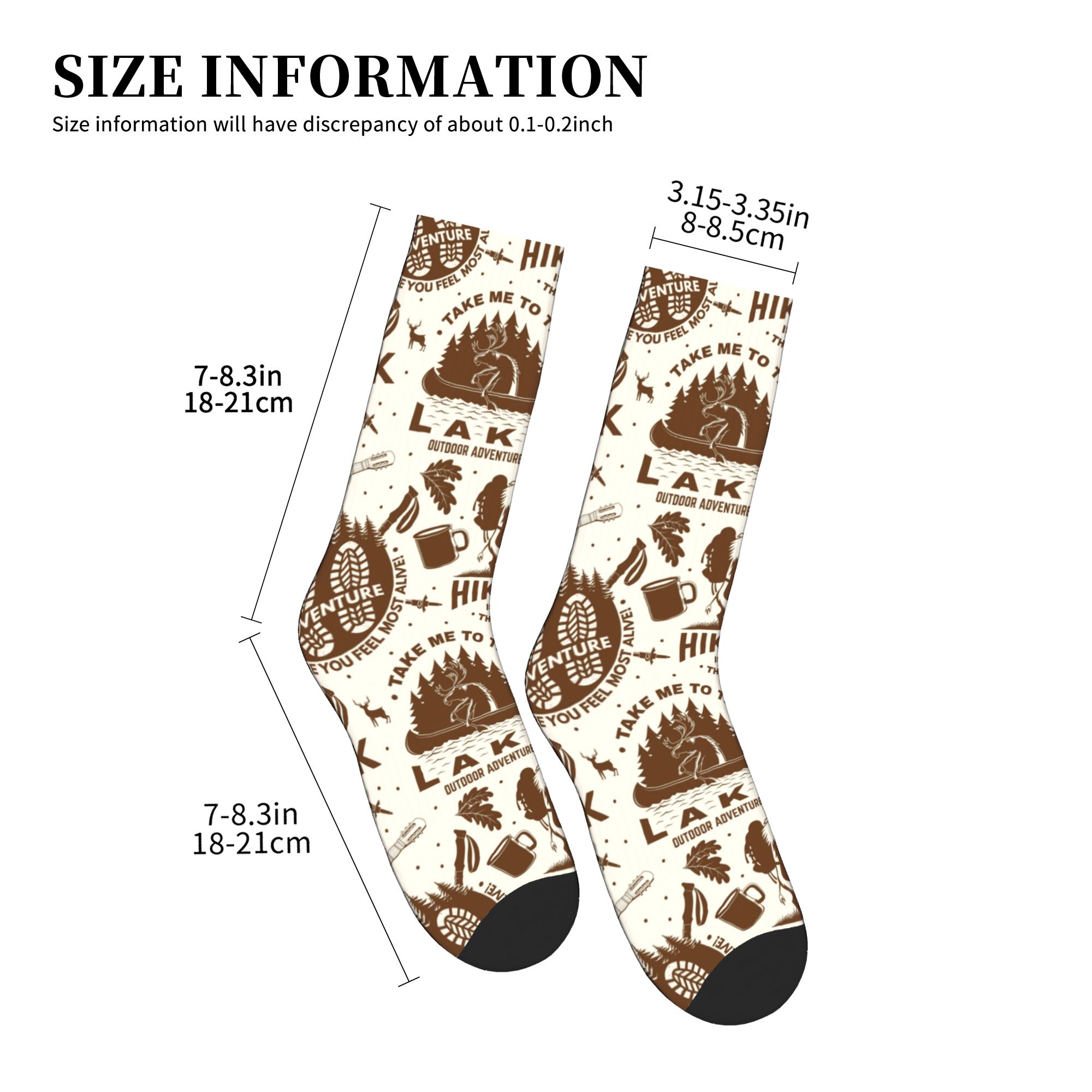 Novelty Mens Vintage Lake Hike - огляд і ціна Dress Sock Men