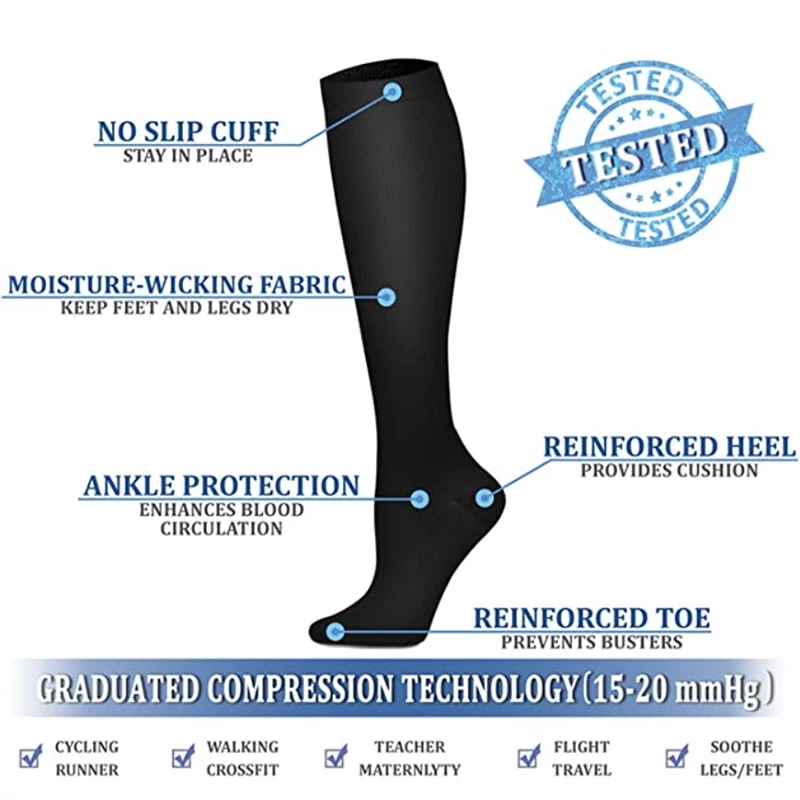 S-XXL Compression Socks Men Wo - огляд і ціна Compression Sock Medical