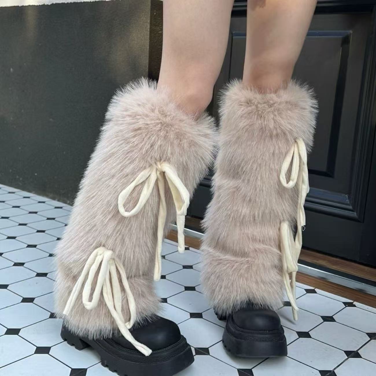 Faux Fur Leg Warmers for Women - огляд і ціна Boot Sock Slouchy