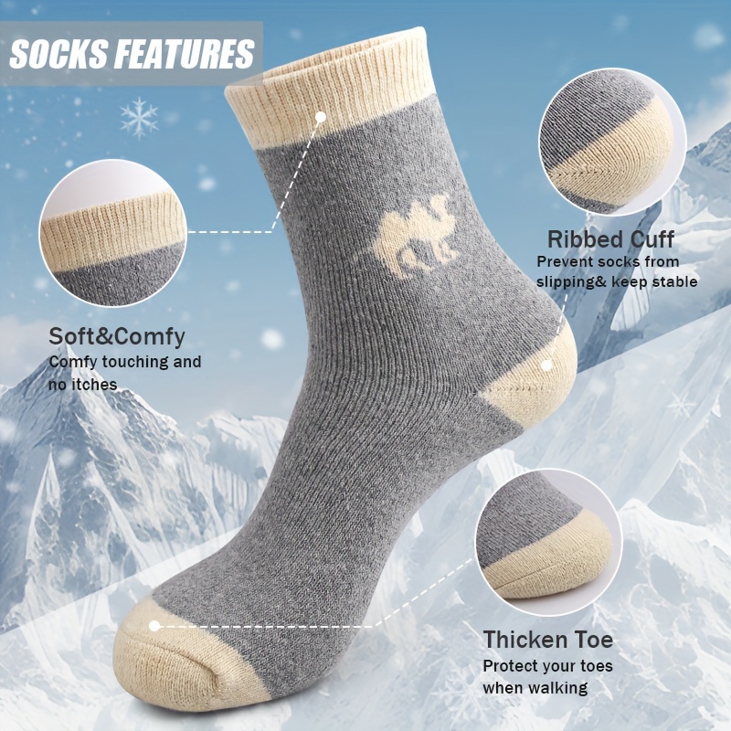 5 Pairs Thermal Winter Socks T - огляд і ціна Thermal Sock Winter