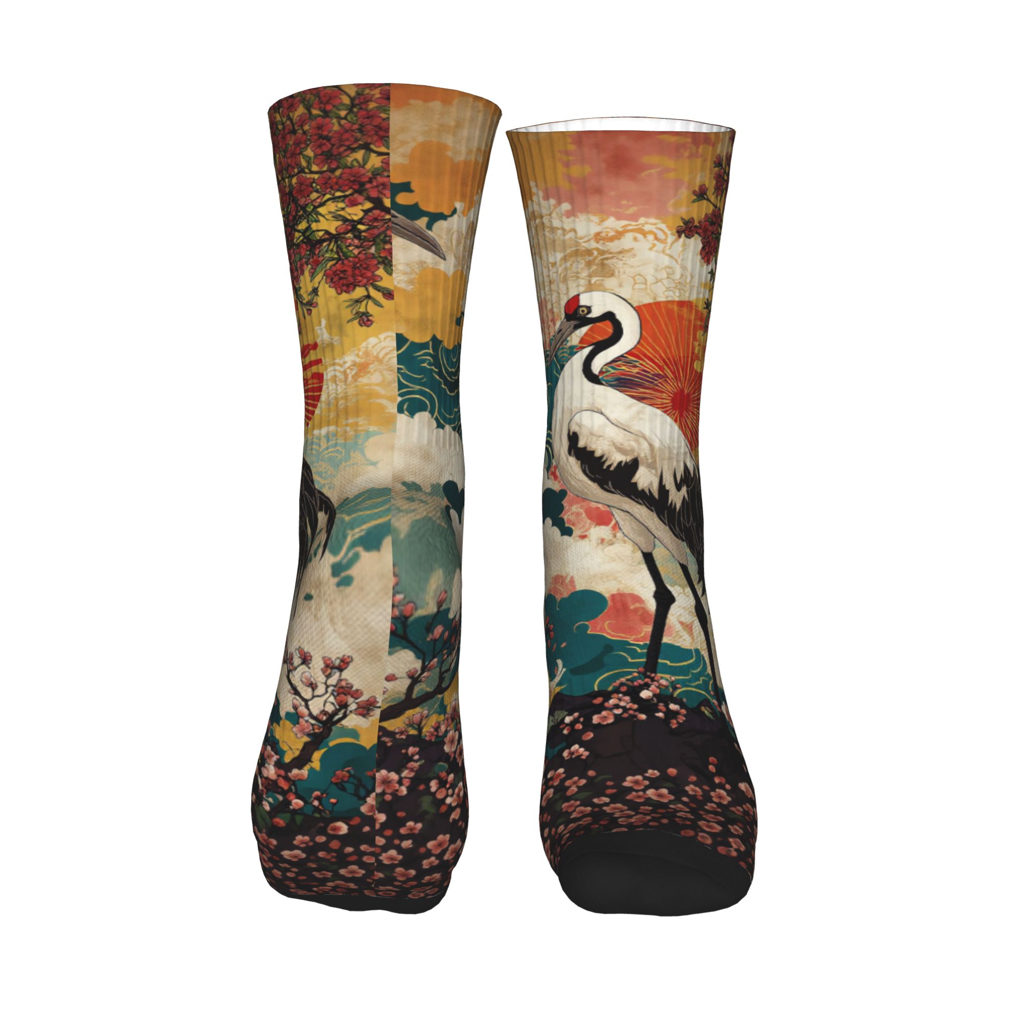 Fashion Men's Ukiyo-e Double C - огляд і ціна Dress Sock Men