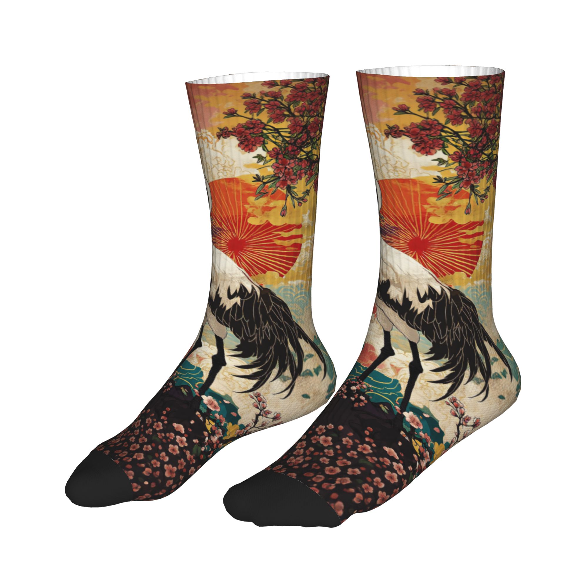 Fashion Men's Ukiyo-e Double C - огляд і ціна Dress Sock Men