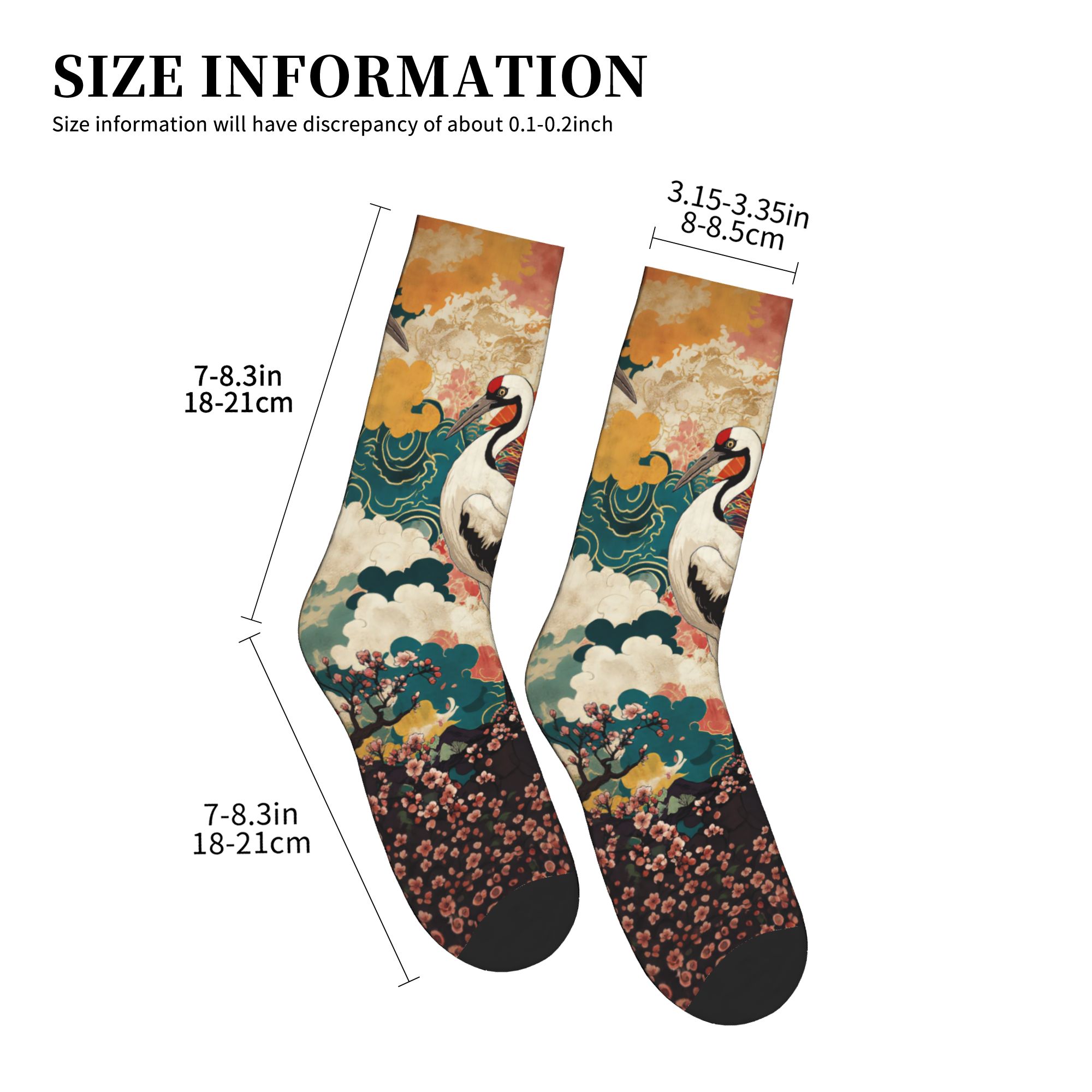 Fashion Men's Ukiyo-e Double C - огляд і ціна Dress Sock Men