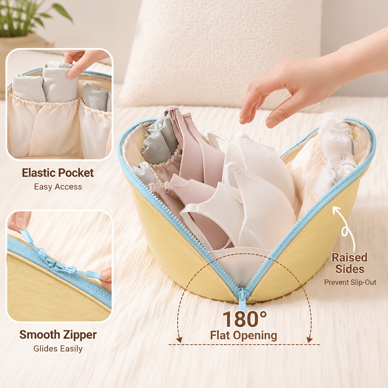 Three-in-one cup-shaped bra st - огляд і ціна Sock Organizer Tray