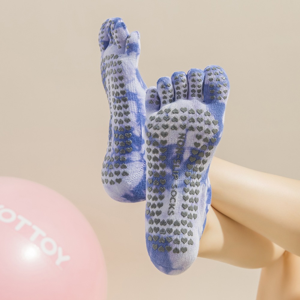 Women's Tie-Dye Five-Finger Gr - огляд і ціна Toe Sock Split