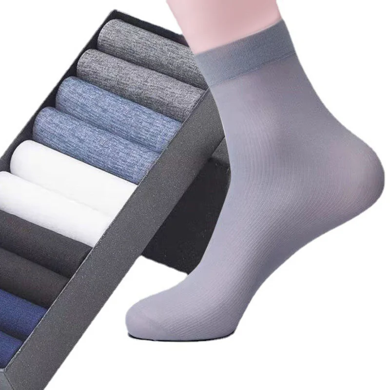 10Pairs Men Socks Summer Ultra - огляд і ціна Silk Sock Bamboo