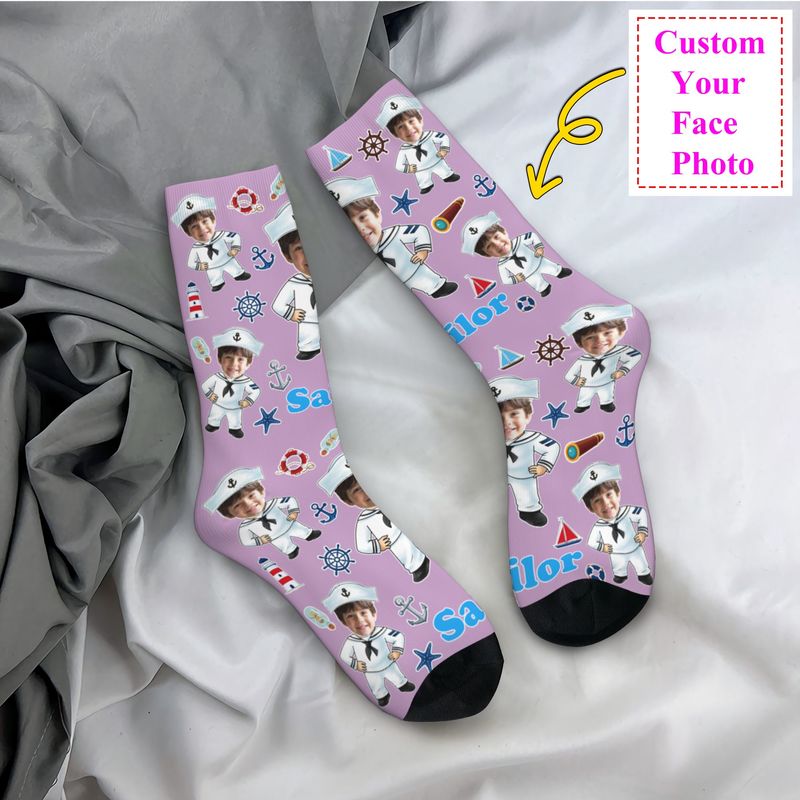 Funny Sailor Nautical Captain  - огляд і ціна Dress Sock Men