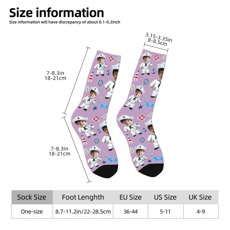 Funny Sailor Nautical Captain  - огляд і ціна Dress Sock Men
