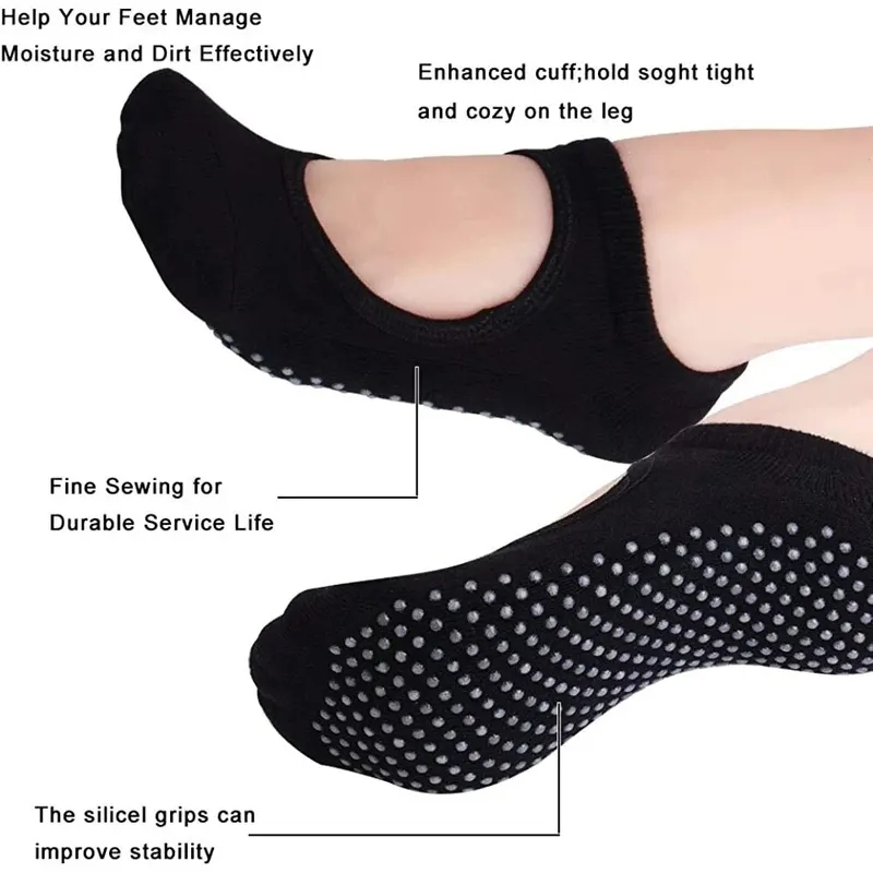 Backless Non-slip Fitness Yoga - огляд і ціна Grip Sock Yoga