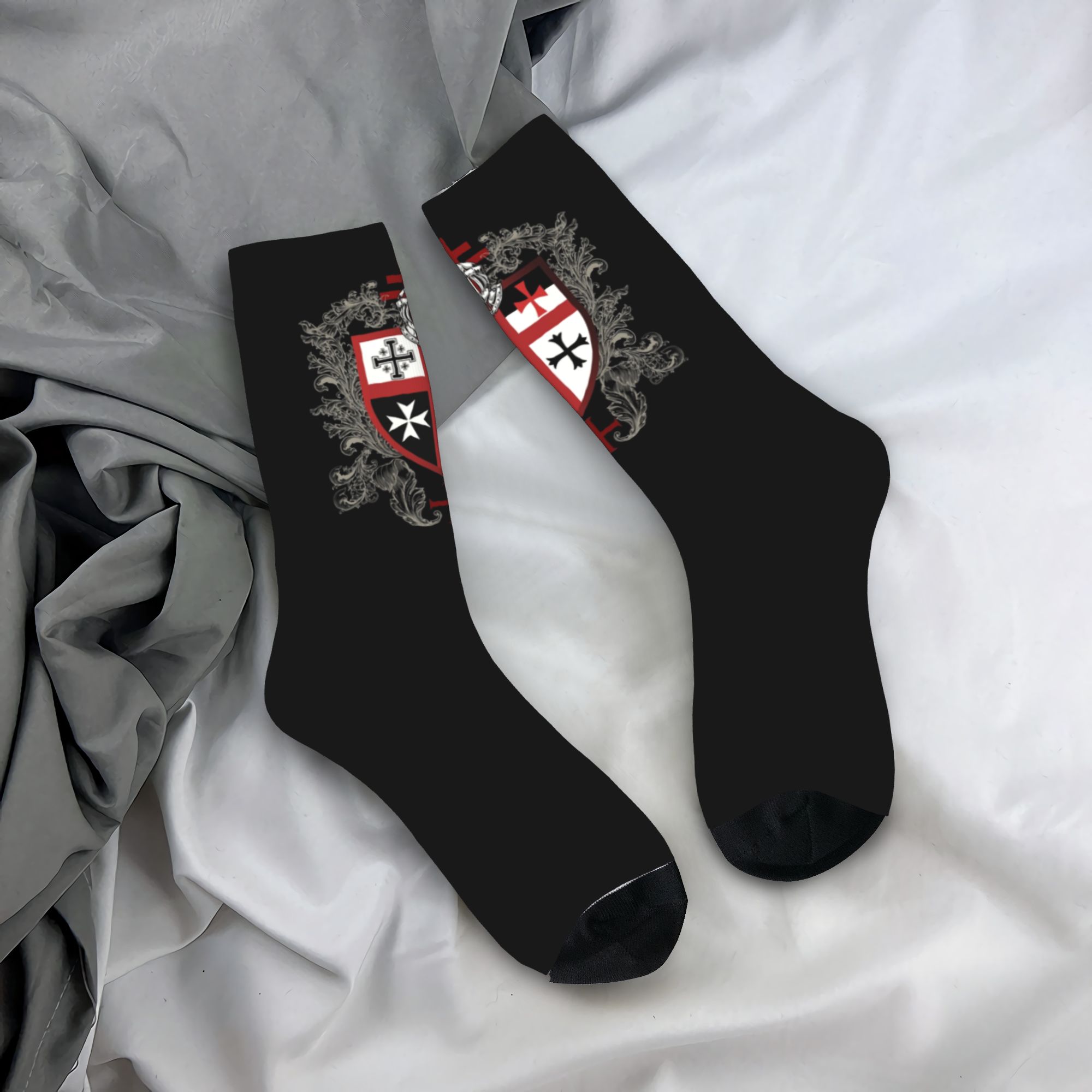 Custom Knights Templar Cross S - огляд і ціна Dress Sock Men