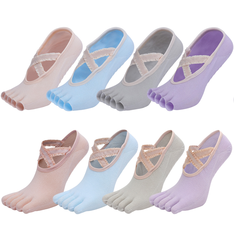 Five Finger Yoga Socks Lace Cr - огляд і ціна Toe Sock Split