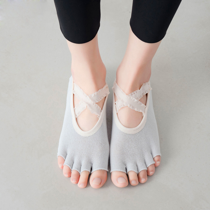 Five Finger Yoga Socks Lace Cr - огляд і ціна Toe Sock Split