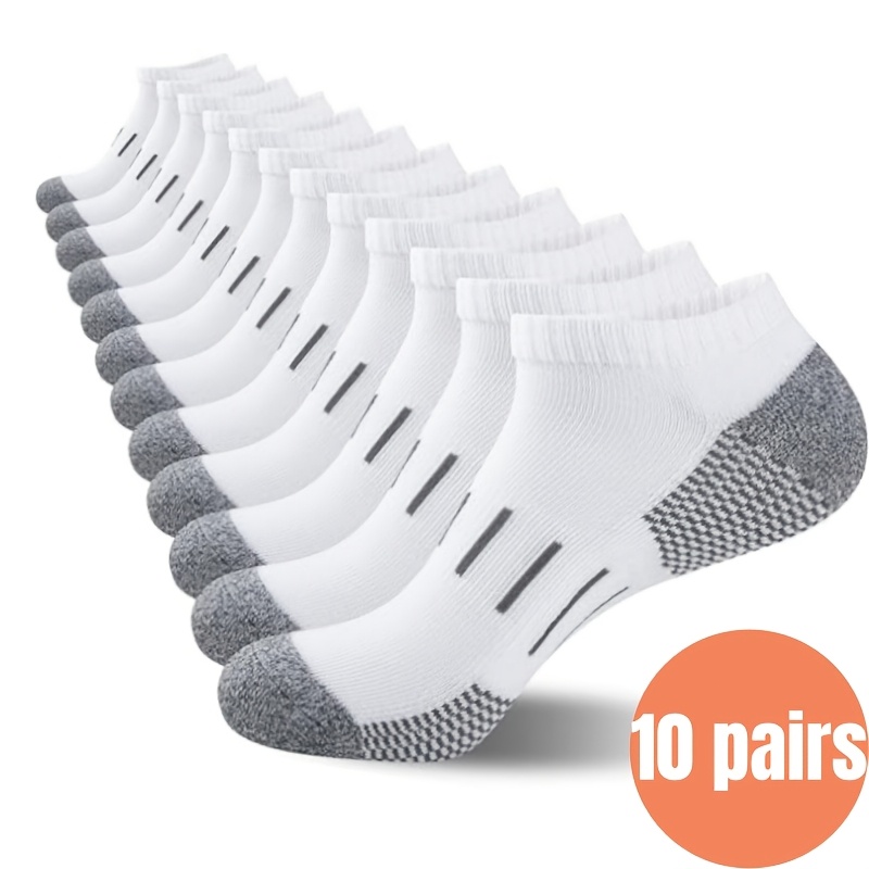 10 Pairs Men's Ankle Socks Hee - огляд і ціна Ankle Sock Low Cut