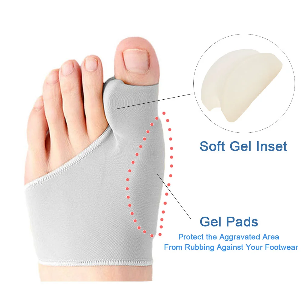 2Pcs Toe Separator Hallux Valg - огляд і ціна Ankle Brace Sock